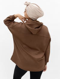 Oversized Hoodie in Chestnut