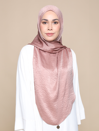 Maryam Satin Crepe Onesie - Brown Rose