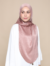 Maryam Satin Crepe Onesie - Brown Rose