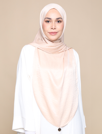 Maryam Satin Crepe Onesie - Almond