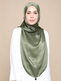 Maryam Satin Crepe Onesie - Olive