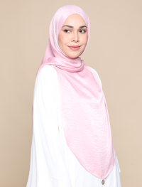 Maryam Satin Crepe Onesie - Soft Pink