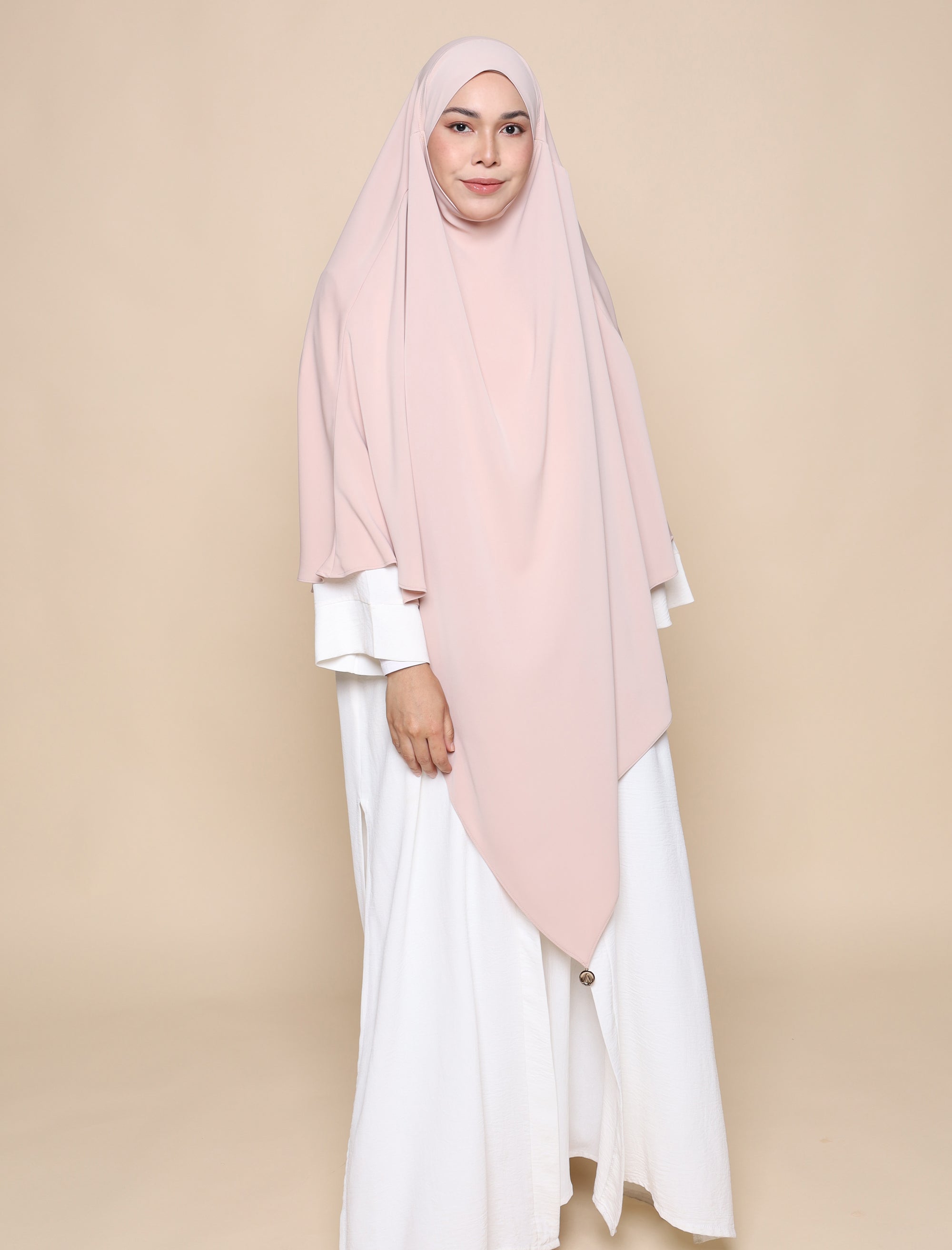 Buttery Khimar - Almond