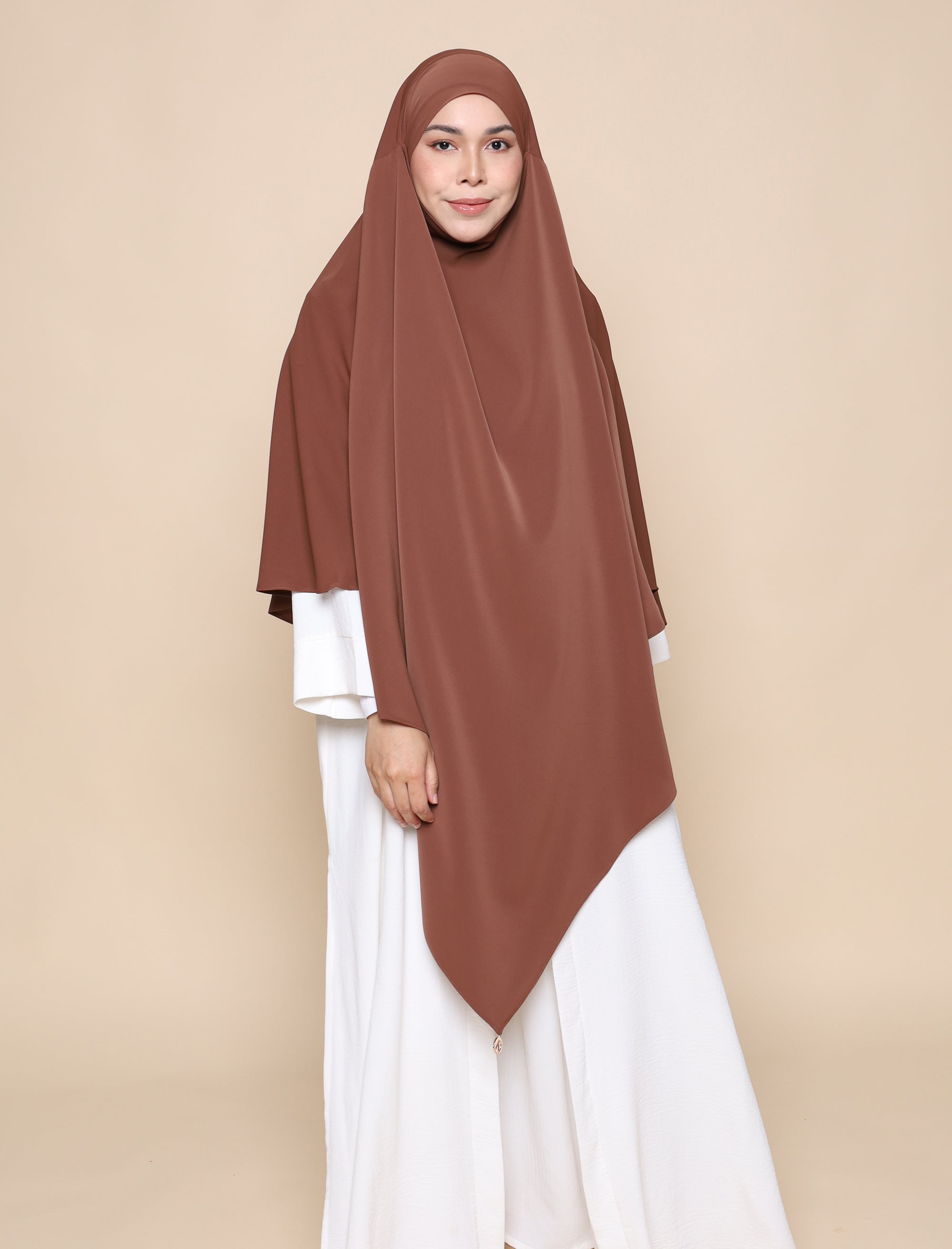 Buttery Khimar - Cinnamon