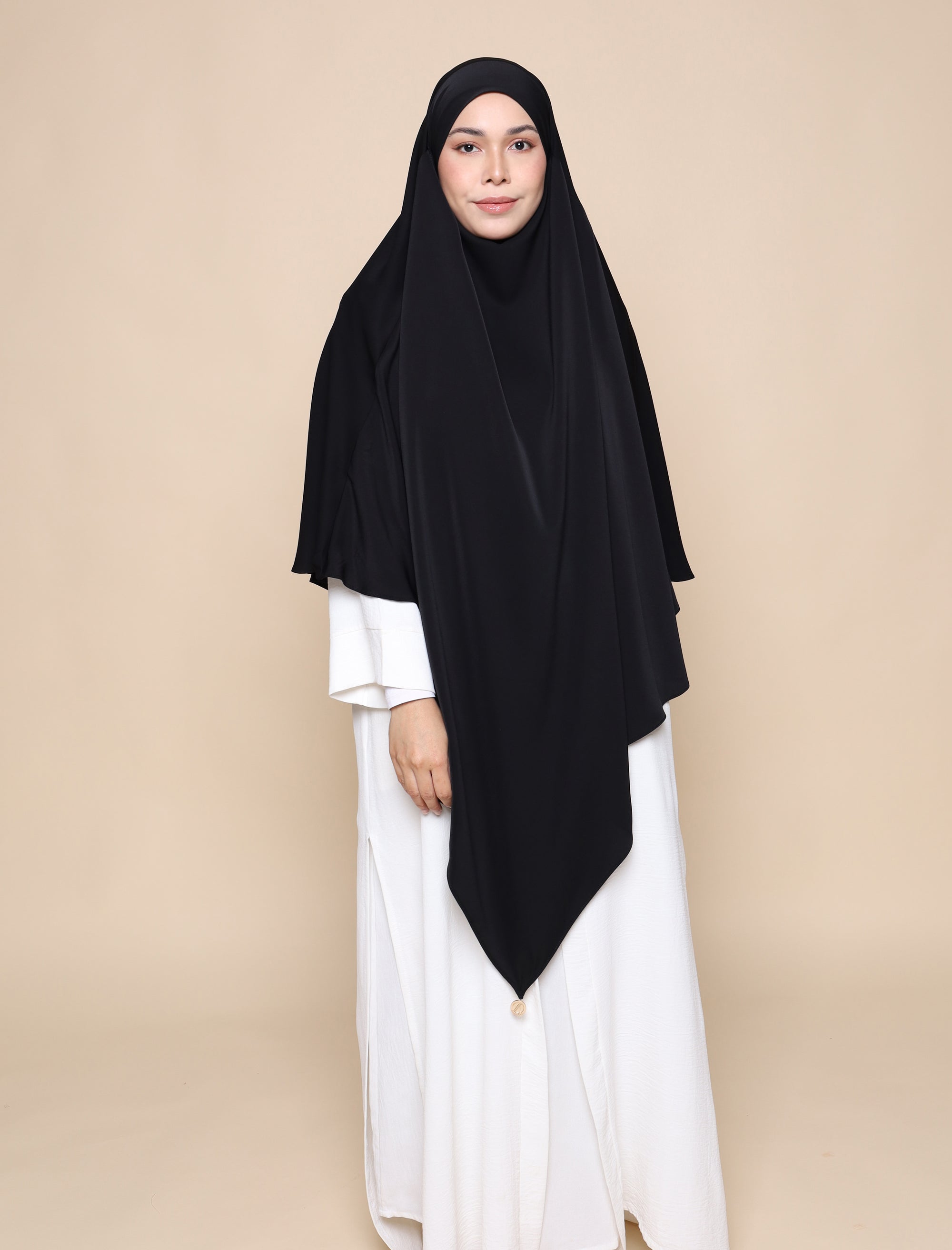 Buttery Khimar - Black