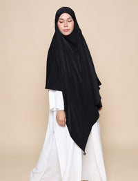 Buttery Khimar - Black