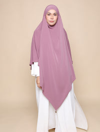 Buttery Khimar - Dusty Mauve