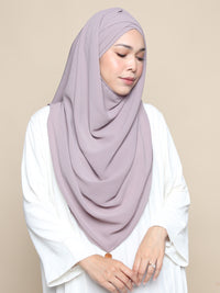 Khadijah Turban Chiffon Crinkle - Taupe