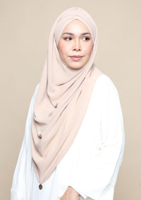 Khadijah Turban Chiffon Crinkle - Sand