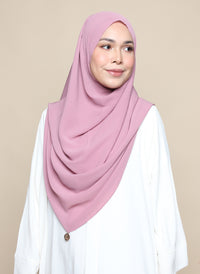 Khadijah Chiffon Crinkle - Dusty Lavender