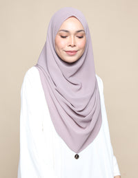 Khadijah Chiffon Crinkle - Taupe