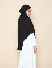 Curved Khimar - Black