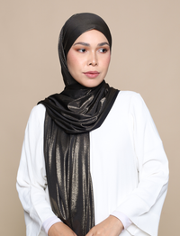 Glitter Jersey Lux Square Shawl - Bronze