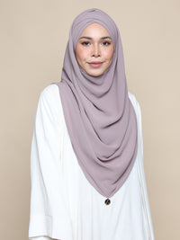 Khadijah Turban Chiffon Crinkle - Taupe