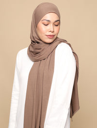 Lux Square Soft Jersey - Mocha