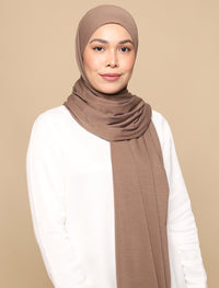 Lux Square Soft Jersey - Mocha